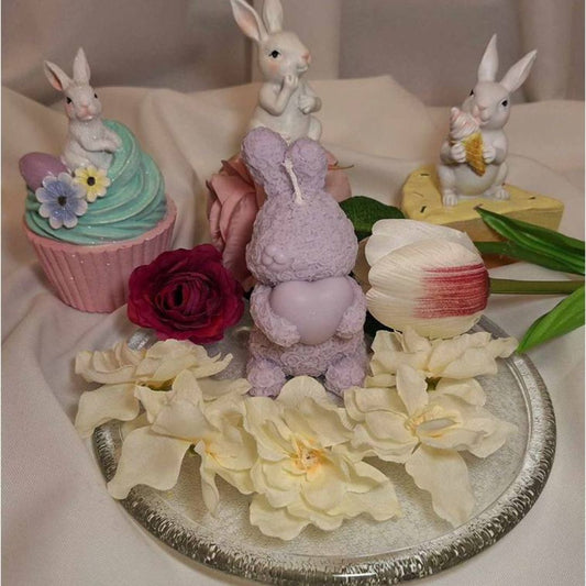 ΛΑΓΟΥΔΑΚΙ ΜΕ ΚΑΡΔΙΑ ΧΡΩΜΑΤΟΣ ΛΙΛΑ