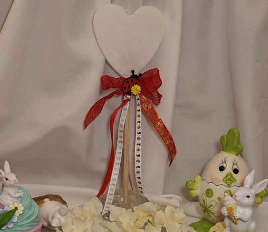 Λαμπαδα καρδια-γλυφιτζουρι